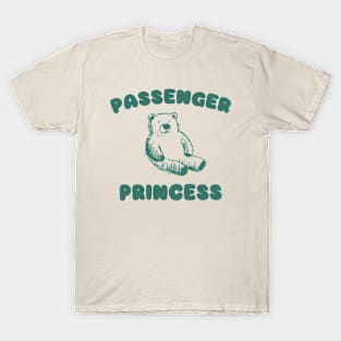 Passenger Princess, Y2K Clothing, Cartoon Meme Top, Gift For Her Y2K T-Shirt